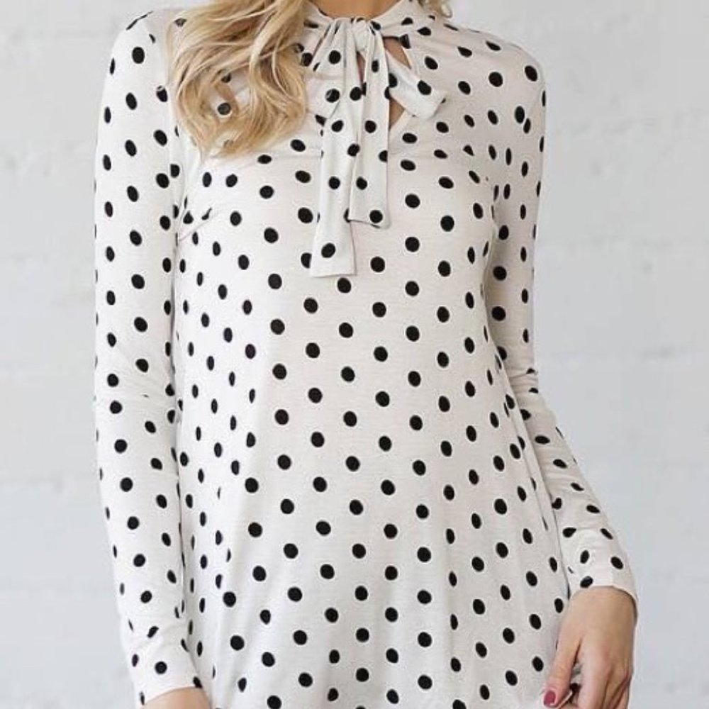 Wanna B Polka Dot Top